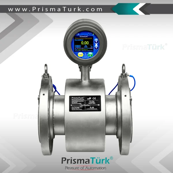 Gıda endüstrisi için Sınıf 150 çelik flanşlı elektromanyetik debimetre PrismaTürk